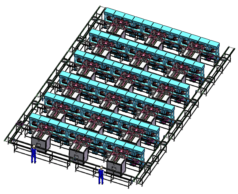 硫化车间生产线（sw18可编辑+工程图）